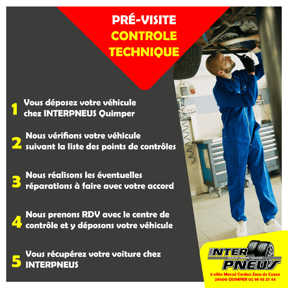Contrôle technique Quimper